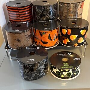 Celebrate It Halloween Ribbon Assortment in Orange & Black